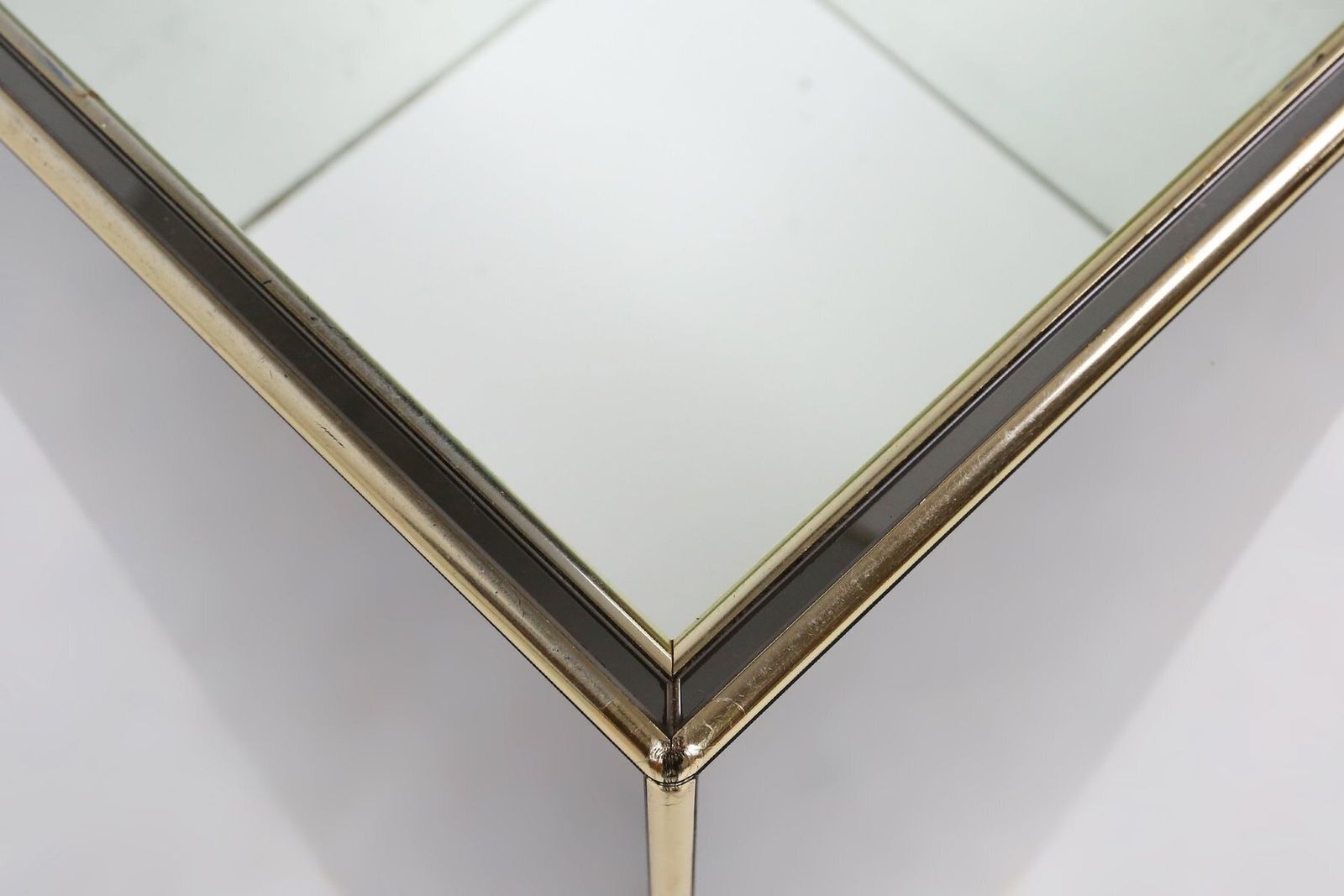 Mid‑Century Mirrored Plant Stand From Deknudt, Belgium, 1980s photo vinterior