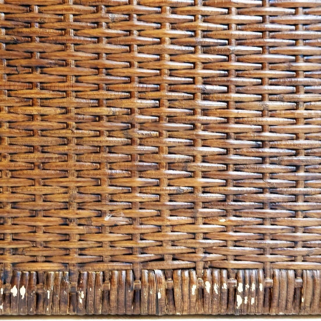 Vintage Coastal Woven Rattan Chest Of Drawers   20th photo Furniture
