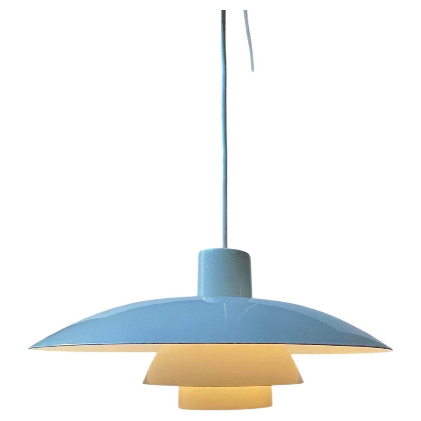 Vintage Cream White Ph4 / 3 Pendant Lamp By Poul Henningsen For Louis Poulsen