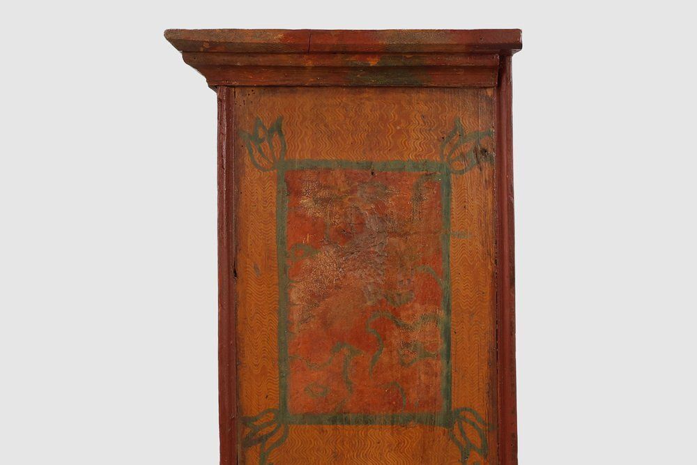 photo furniture Small Antique 18th Century Oak Cabinet, France