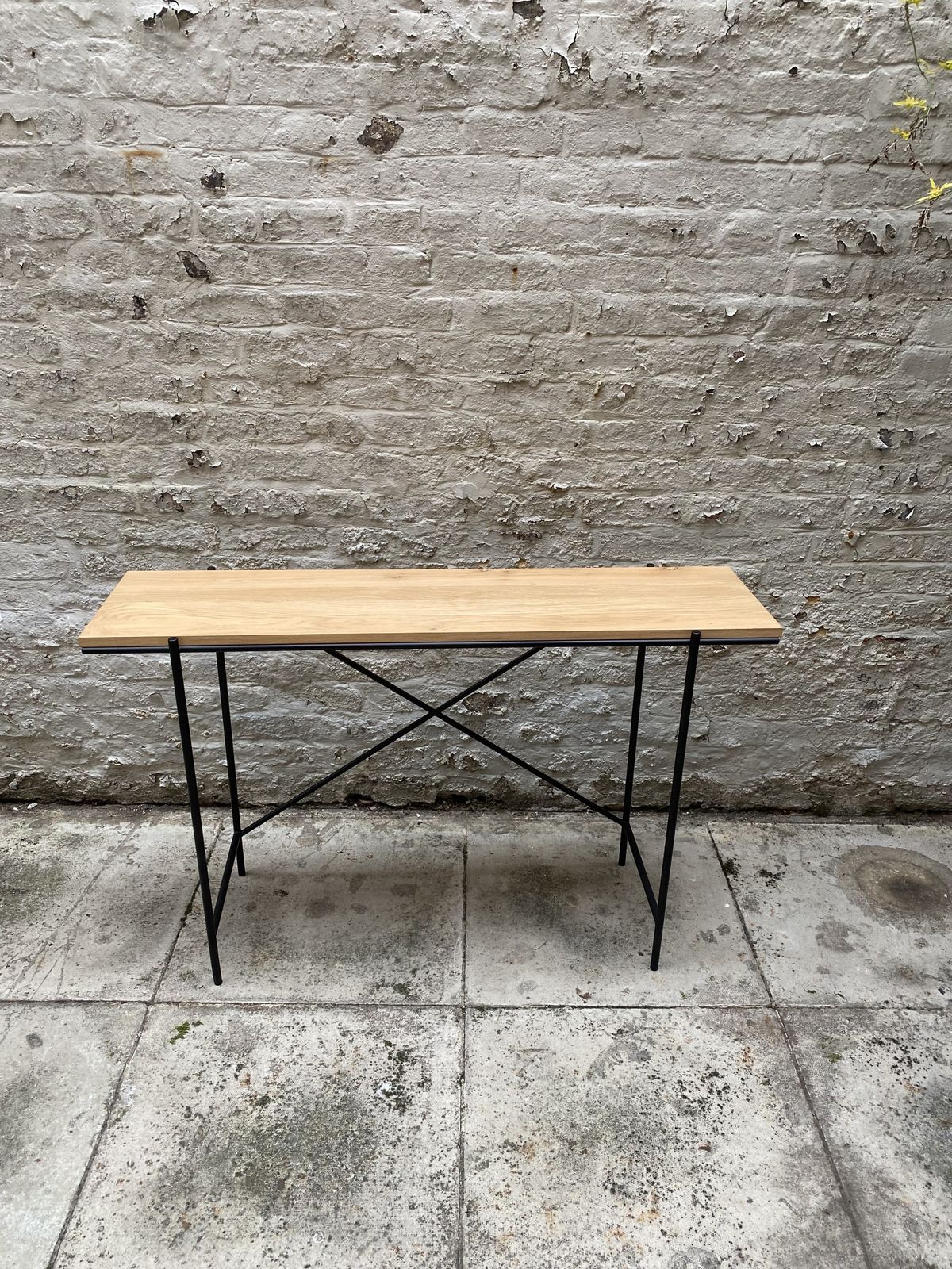 Console  Industrial Style Chic Hallway Iron X Frame Rrp £950 photo for sale