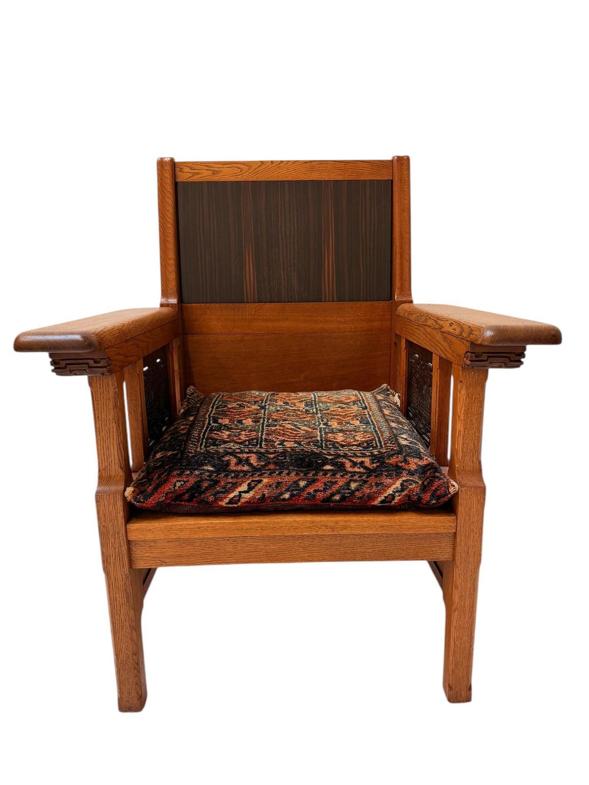 Arts & Crafts Art Nouveau Armchair By Carel Adolph Lion Cachet, 1900s photo vinterior