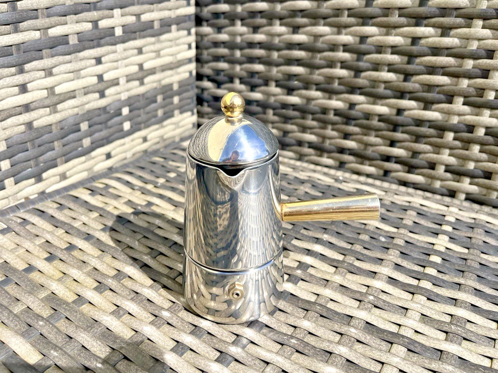 Home Decor 70's Balzano Carmencita Lavazza Italian Espresso Moka Filtered Coffee Maker Pot photo