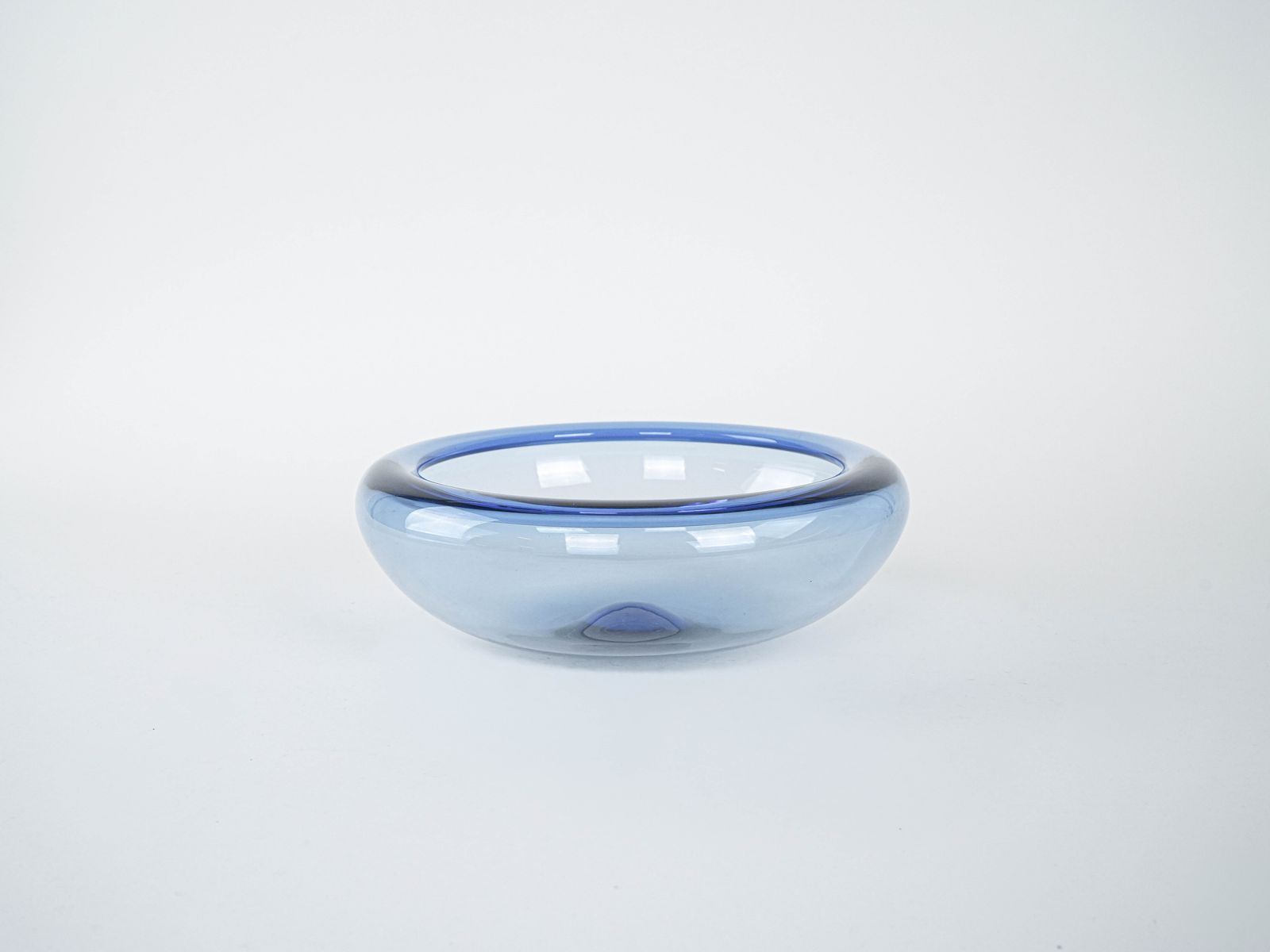 Blue Glass Bowl, Danish Design, 1960s, Manufactured By Holmegaard photo furniture