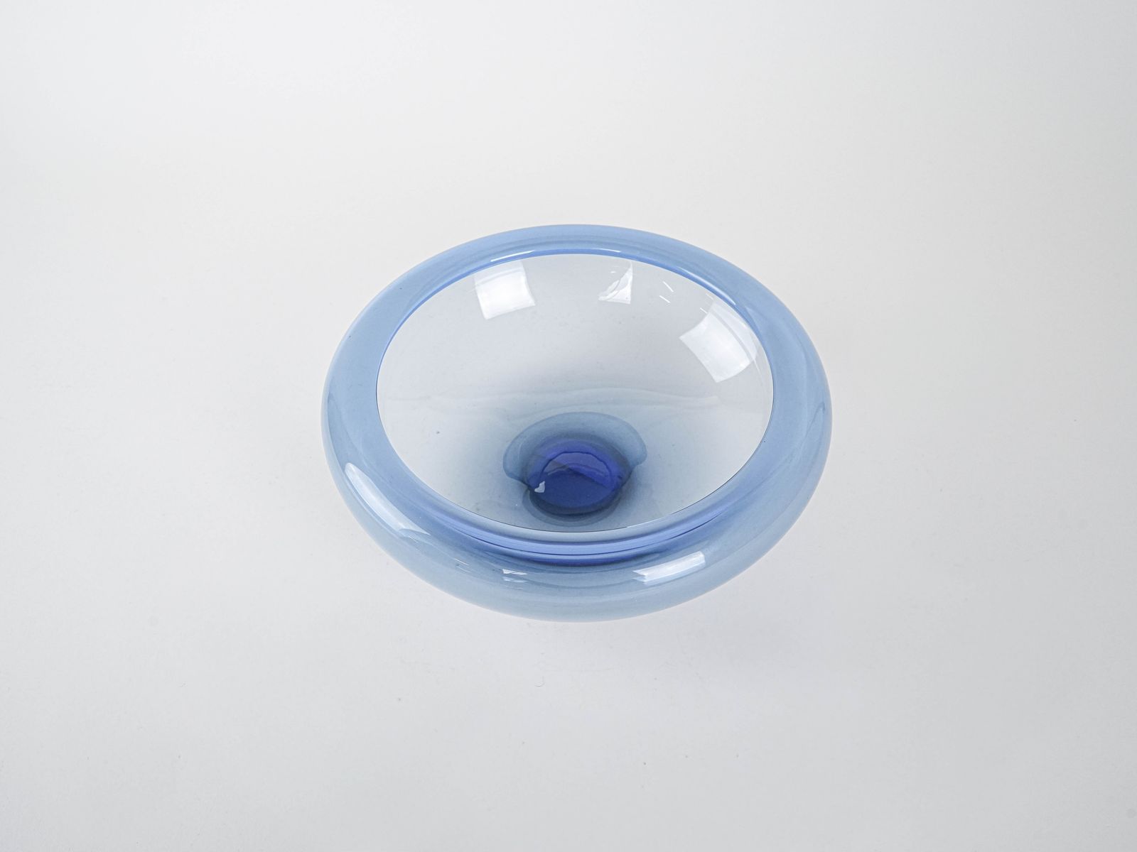 Blue Glass Bowl, Danish Design, 1960s, Manufactured By Holmegaard photo Home Decor