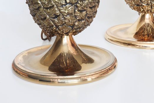 Lampes de table ananas Hans Turnwald pour FreddoTherm photo vintage
