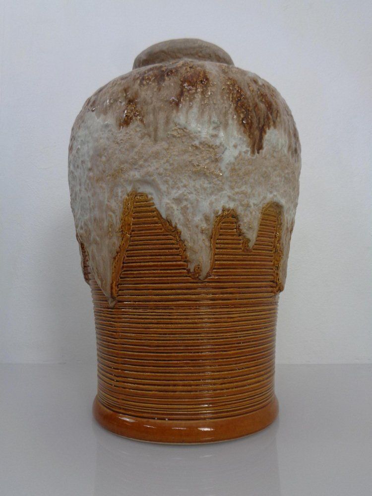 Large Lava Ceramic Model 650/45 Vase From Dümler & Breiden, Germany, 1970s