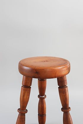 A Rustic Milking Stool, 1950s photo for sale