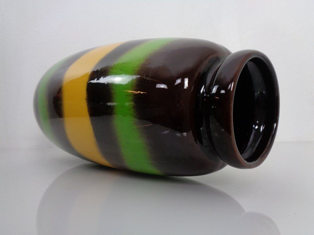 Home Decor Large Pop Art Model 284 47 Vase In Glazed Ceramic From Scheurich, Germany, 1970s photo