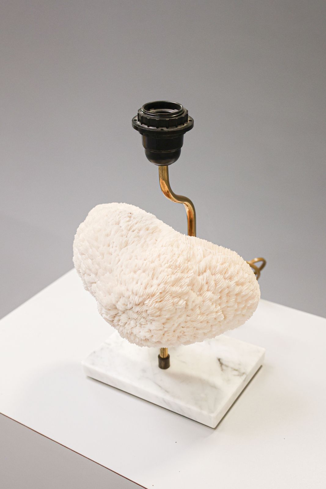 Halomitra Pileus (Coral) Tafellamp, Jaren 1970. photo Verlichting