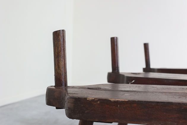 Antique Milking Stools, 1800s photo Furniture