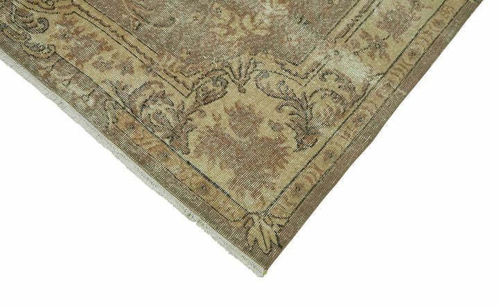 Tapis d'area vintage turc fait main, beige, 326 cm x 214 cm photo Textiles