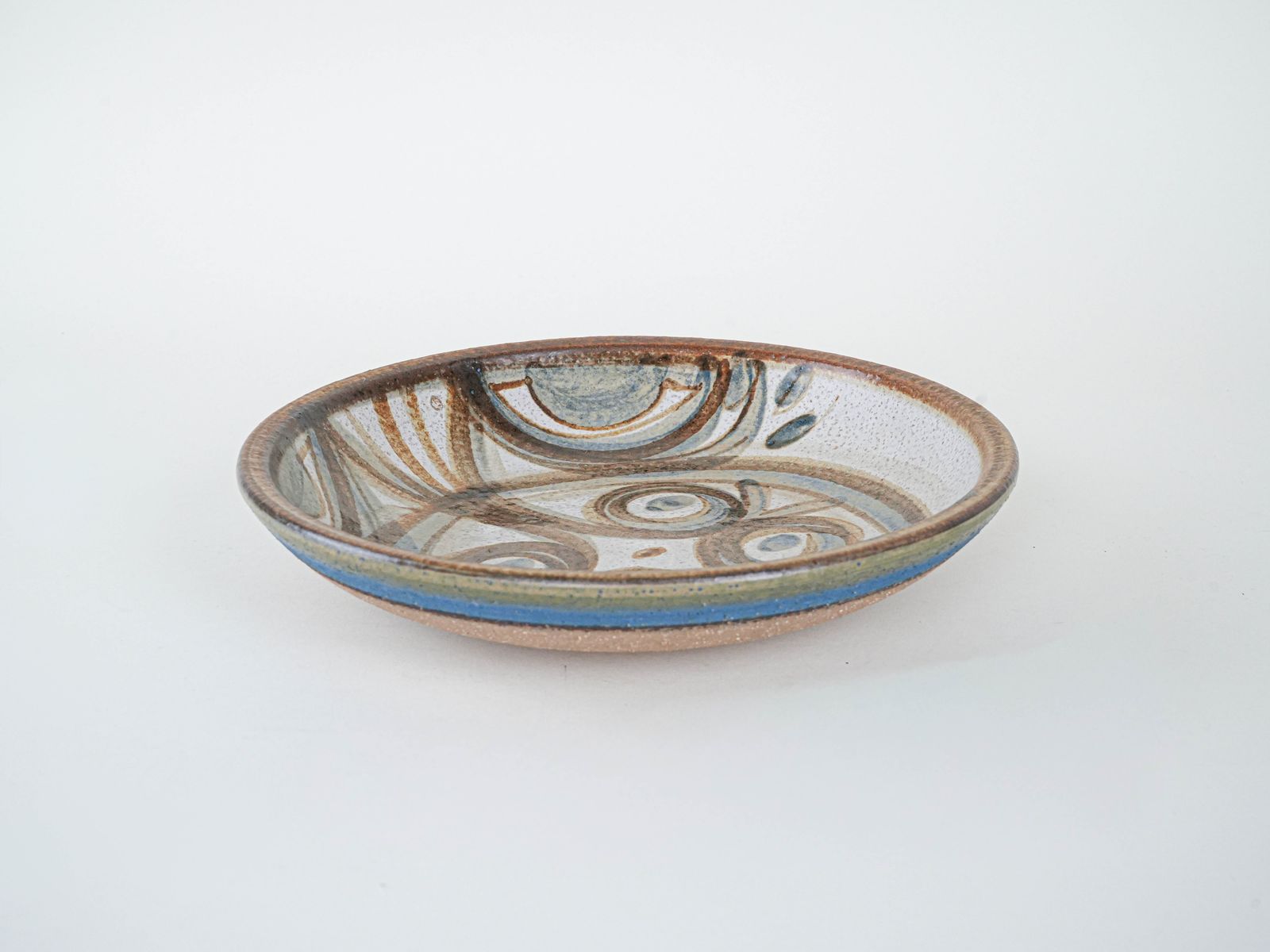 Ceramic Platter, Danish Design, 1960s, Designers: N. Backhausen & P. Brandborg, Manufacturer: Søholm photo for sale