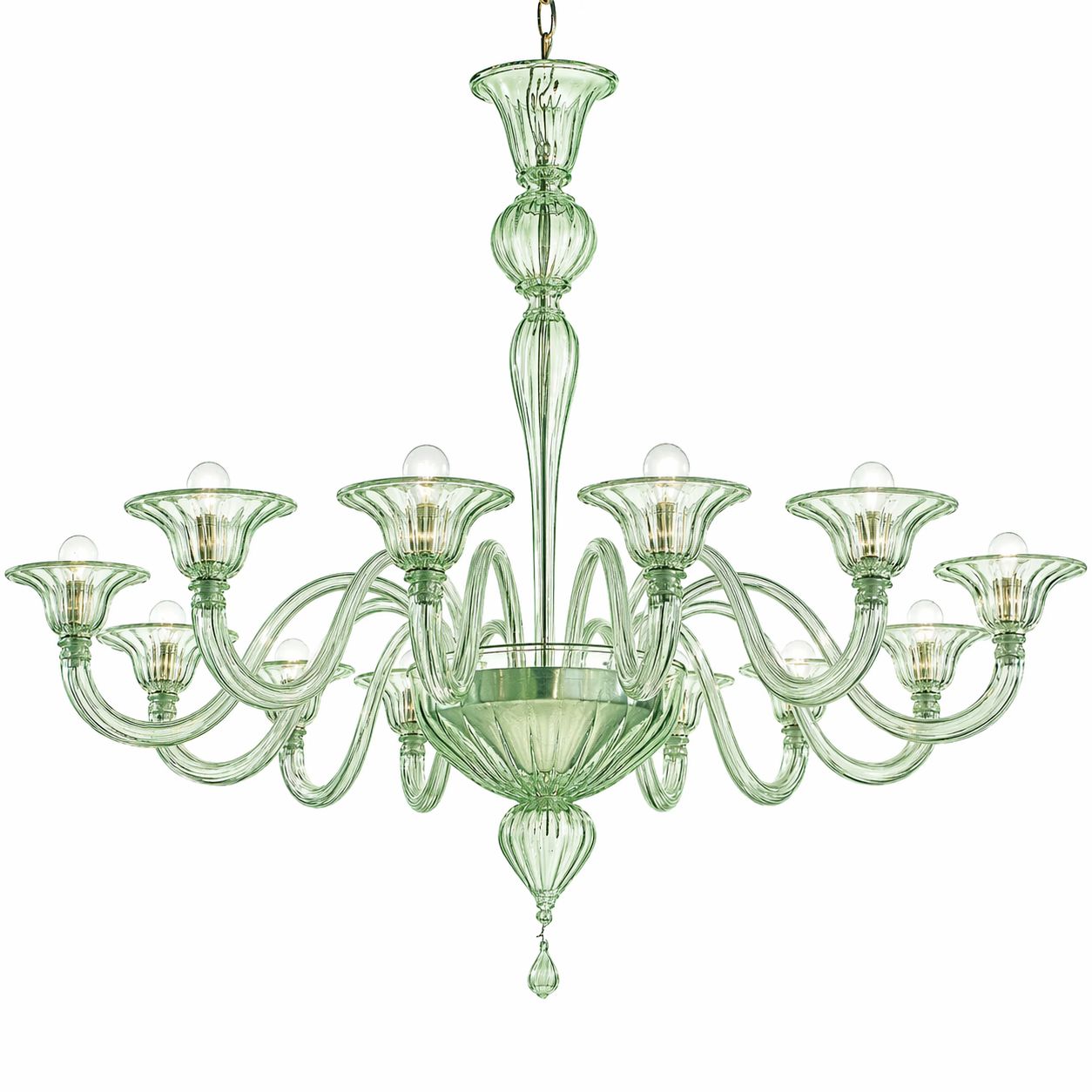 Contemporary Modern Elegant Rigadin  Murano Glass Chandelier photo 9007.0