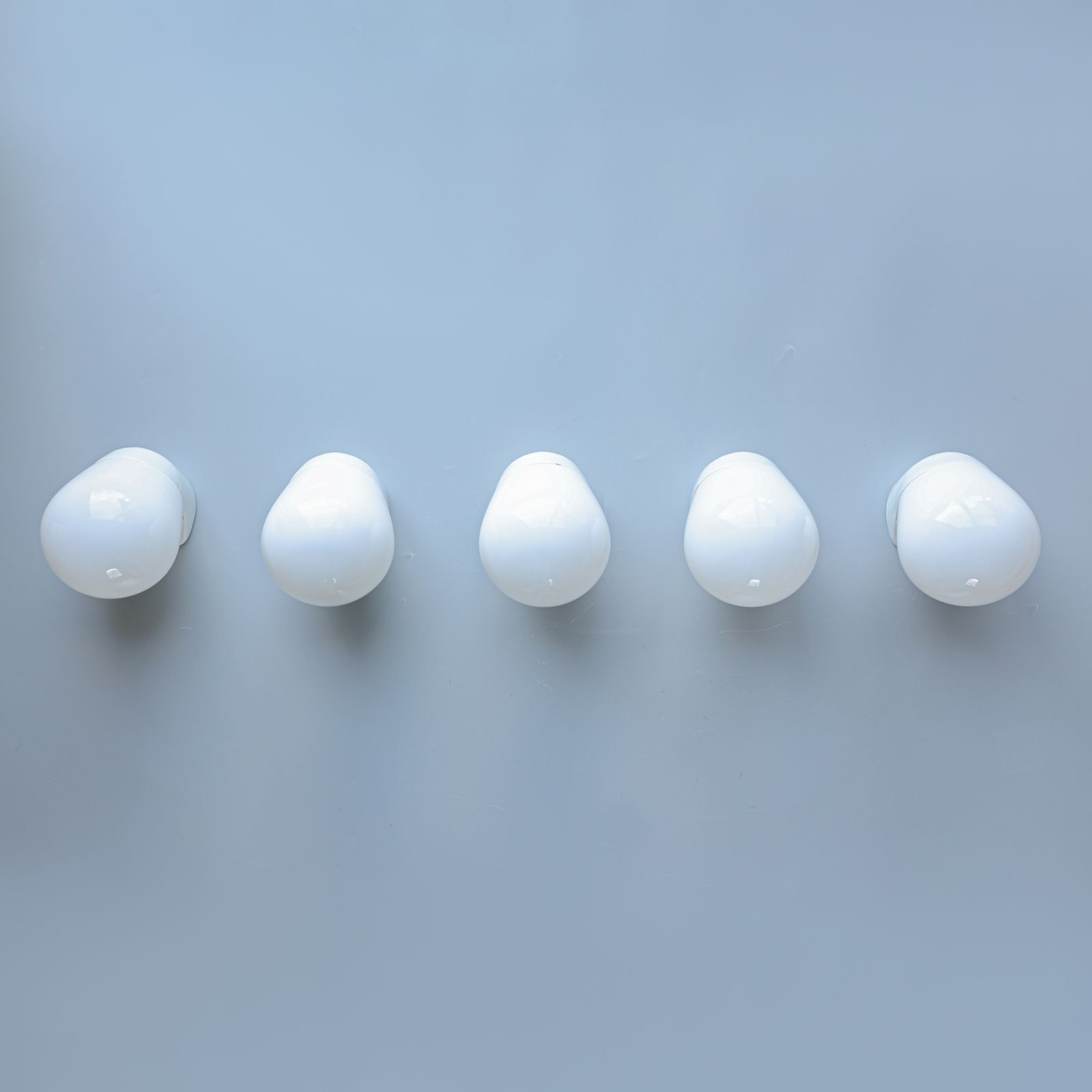 Wilhelm Wagenfeld, Ceiling Lights, Porcelain, 1950s. photo vintage