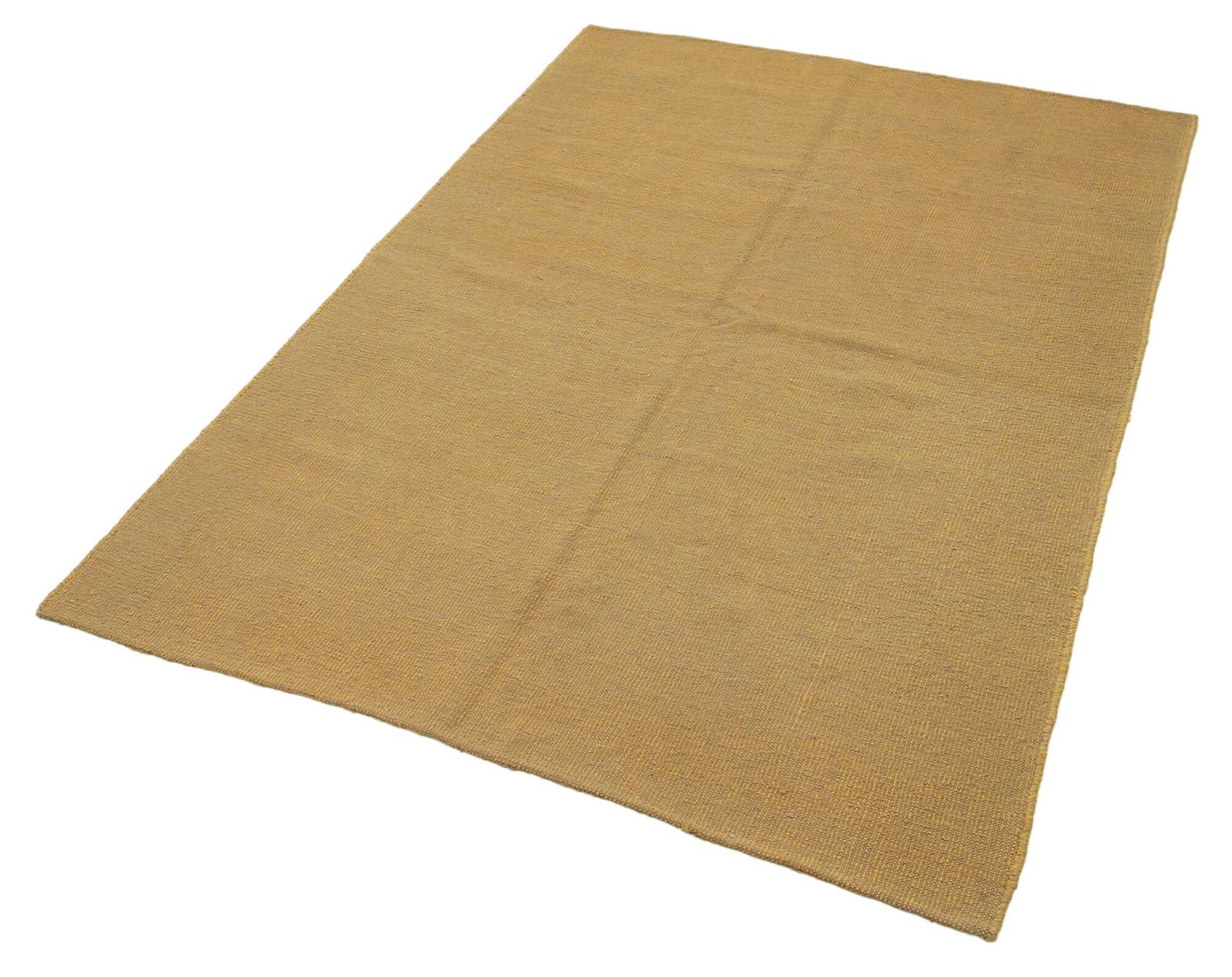 Tapis Kilim contemporain jaune 5x7   30134 photo for sale