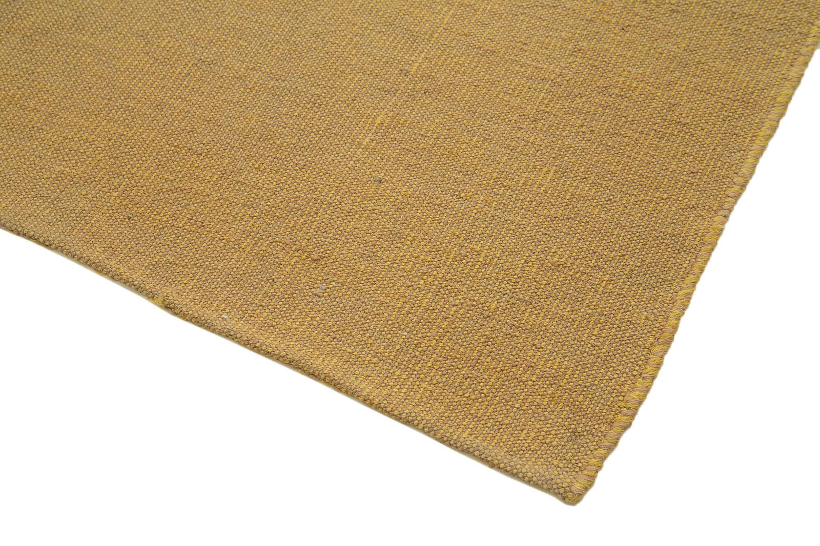 Tapis Kilim contemporain jaune 5x7   30134 photo 480.0