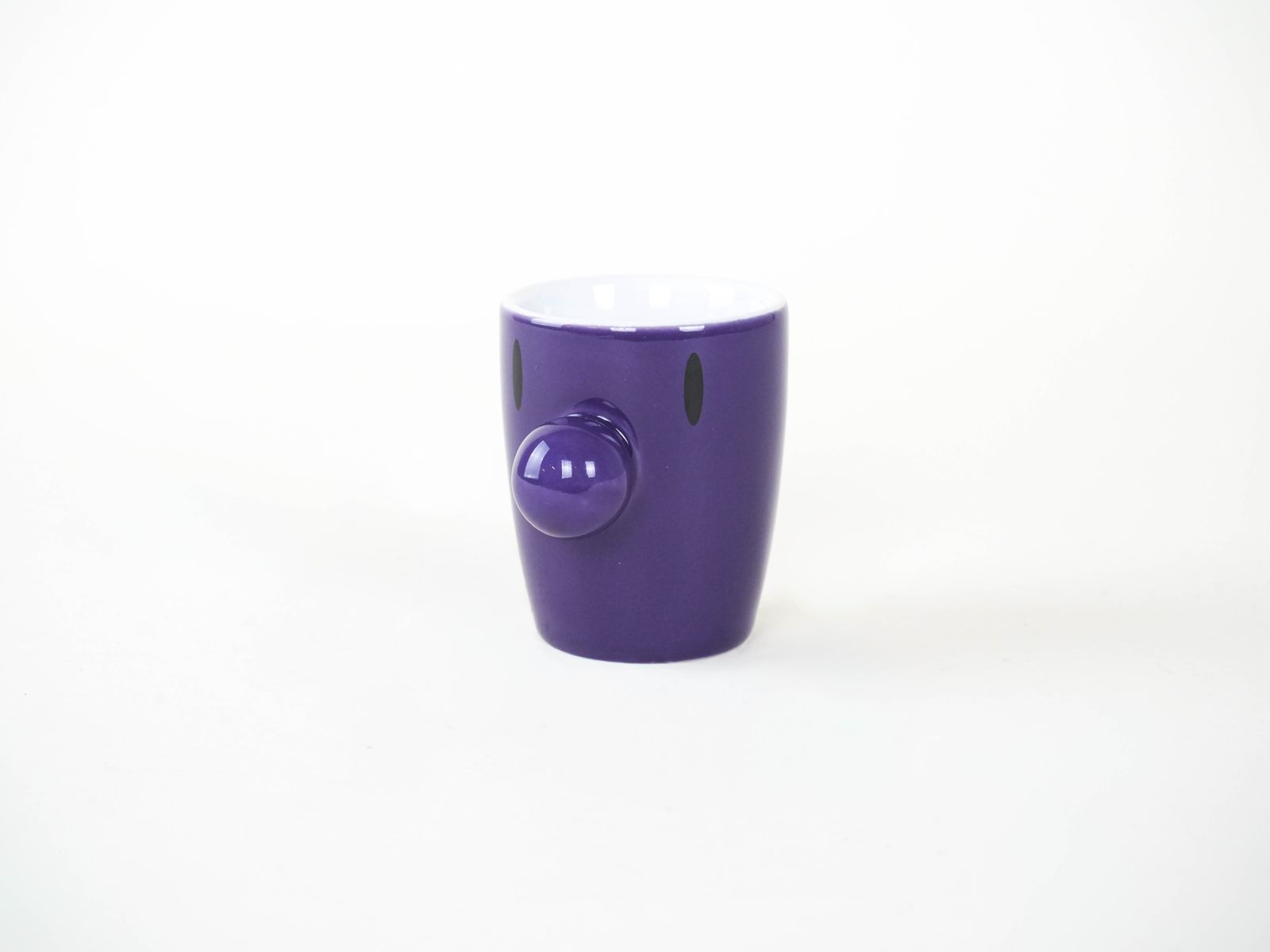 Purple Porcelain Mug, Danish Design, 1970s, Manufactured By Hoptimist photo for sale