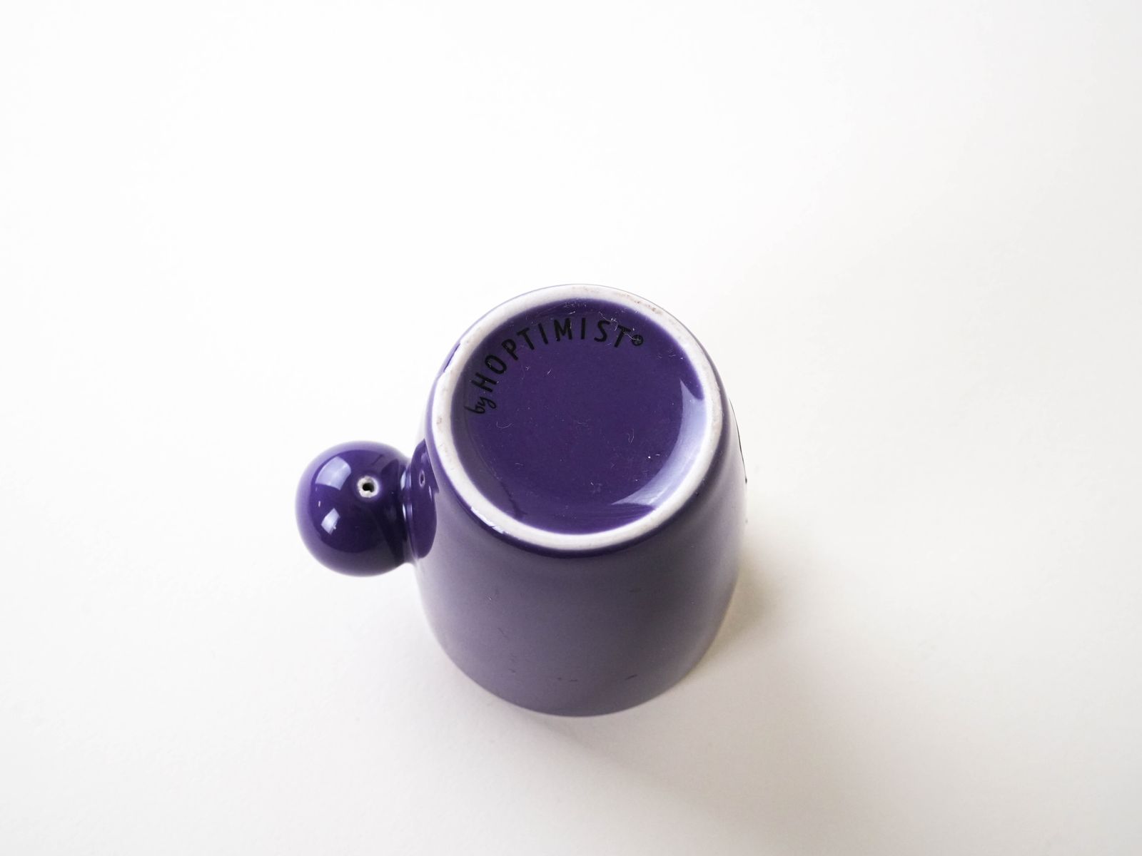 Purple Porcelain Mug, Danish Design, 1970s, Manufactured By Hoptimist photo 249.0