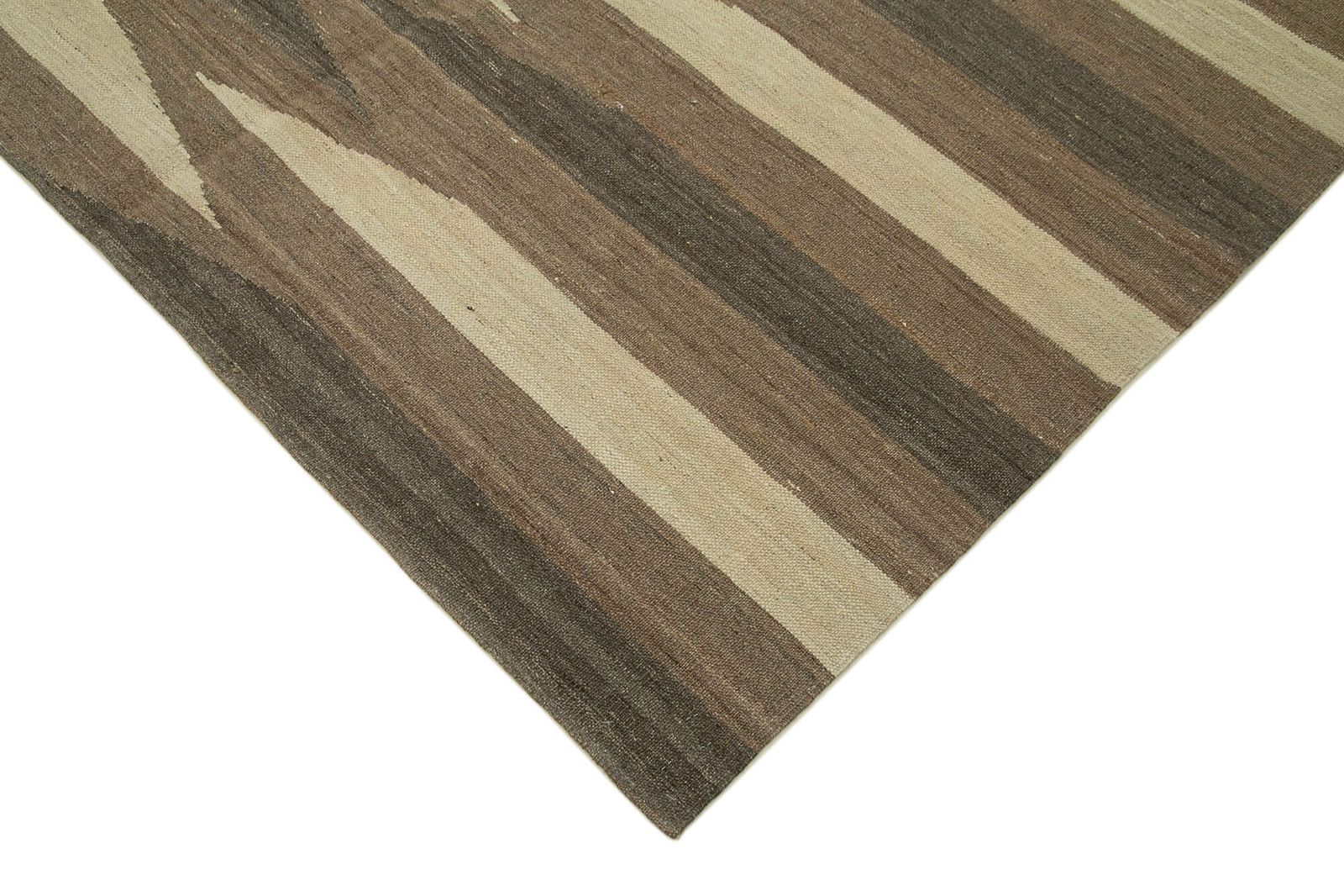 6x8 Brown Contemporary Kilim Rug   30107 photo Textiles