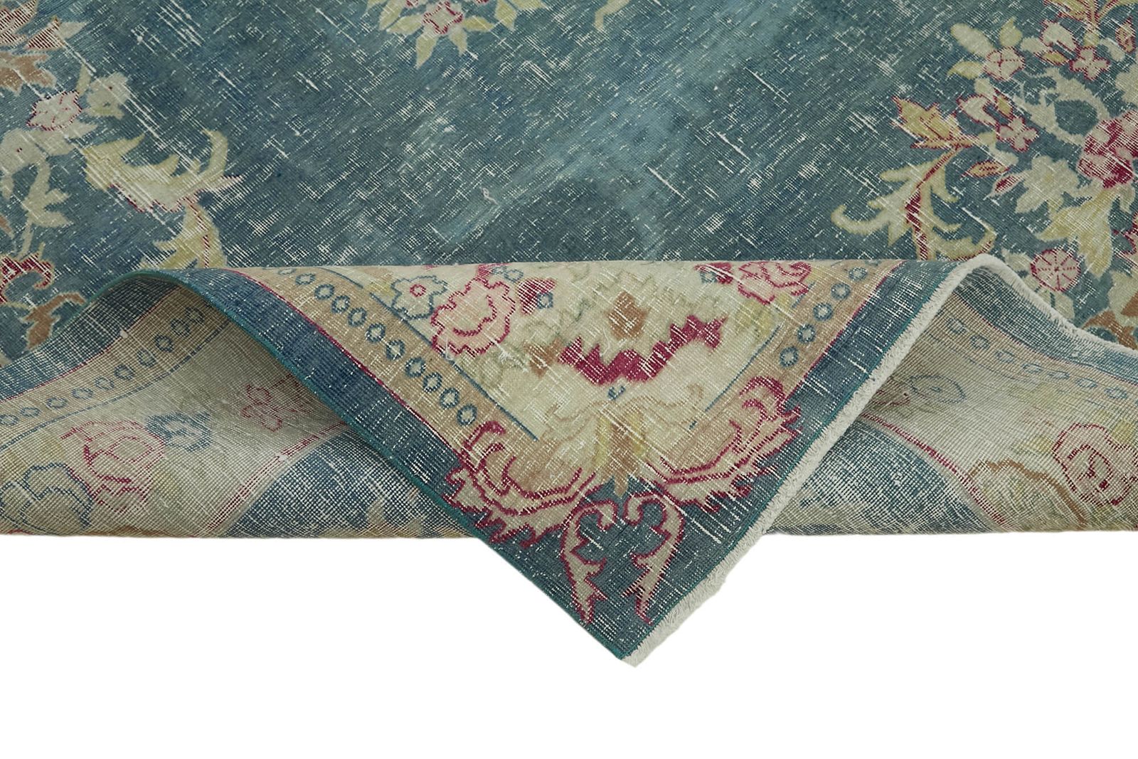 Grand tapis vintage beige 9x10 photo vinterior