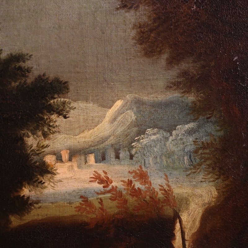 photo for sale Tableau espagnol d'époque représentant Jésus et la Samaritaine au puits, XVIIe siècle
