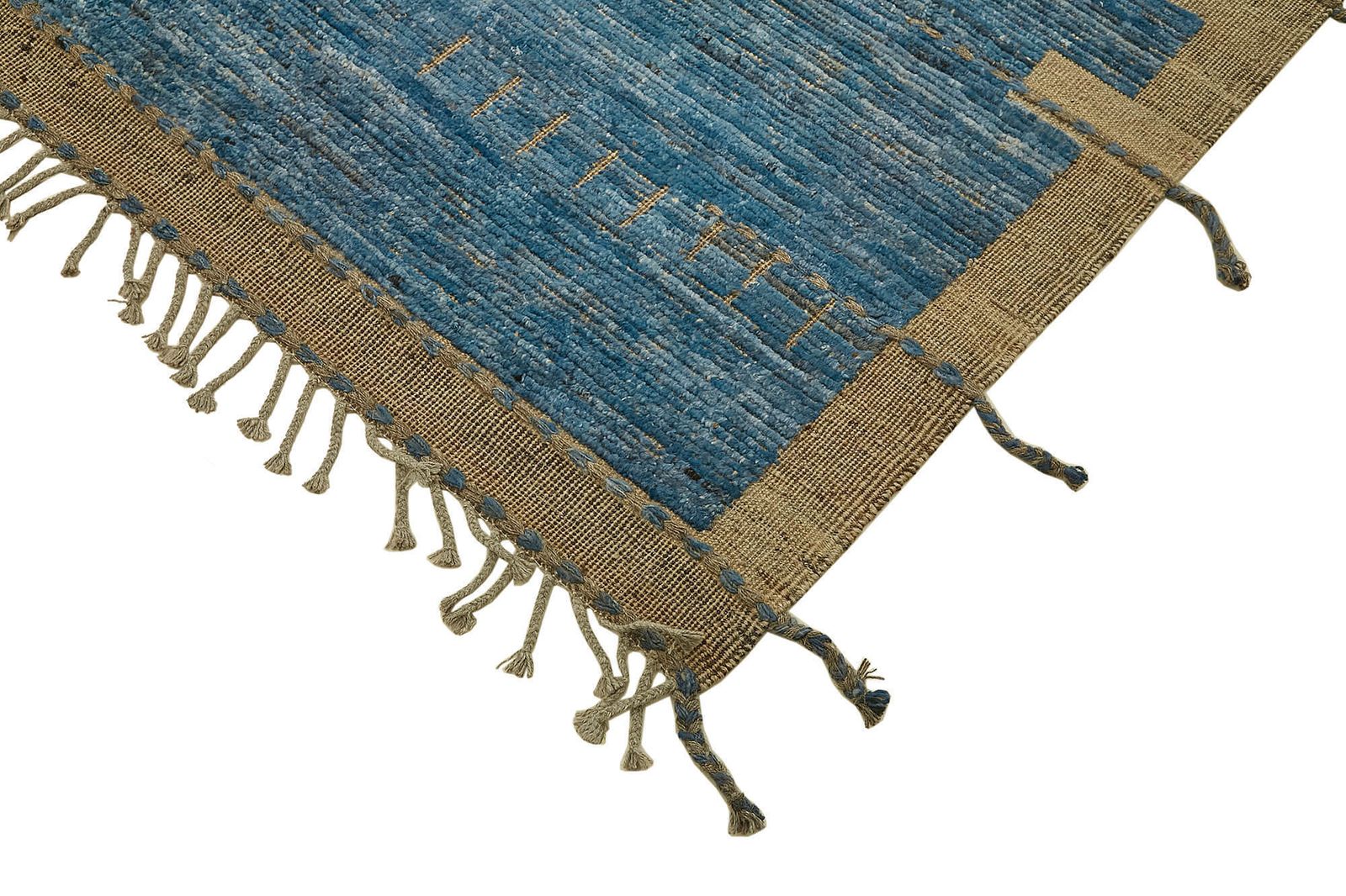 9x12 Blue Modern Tribal Rug photo Textiles