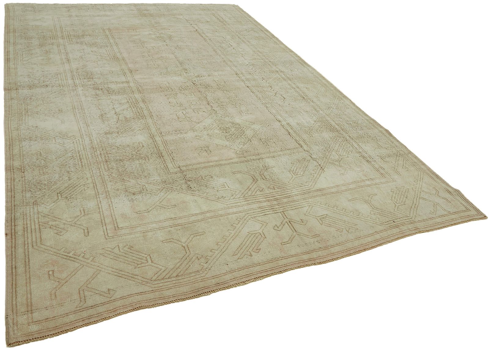 Tapis vintage grand format beige, 8x12 photo furniture
