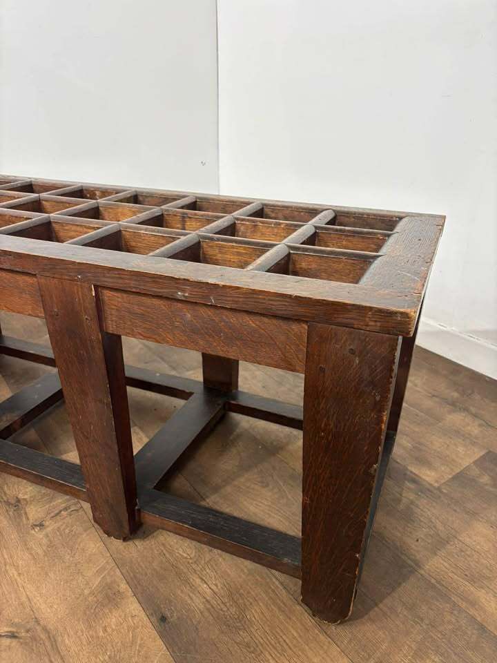 photo furniture Edwardian Oak Luggage Stand
