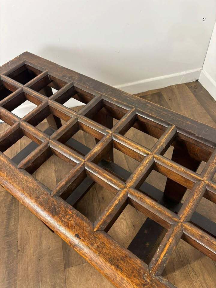 photo vinterior Edwardian Oak Luggage Stand