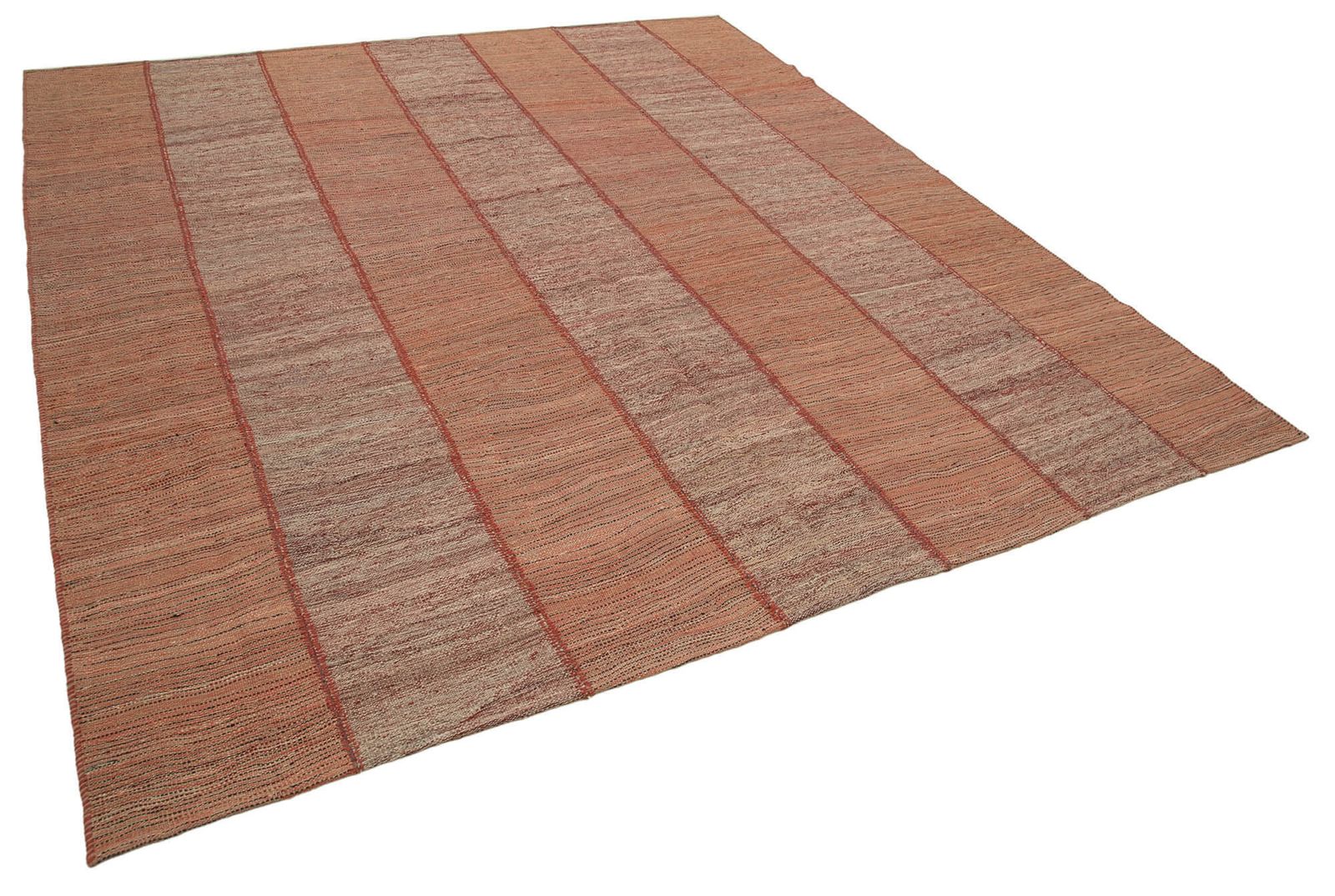 Tapis Kilim contemporain rouge, 8x9 photo furniture