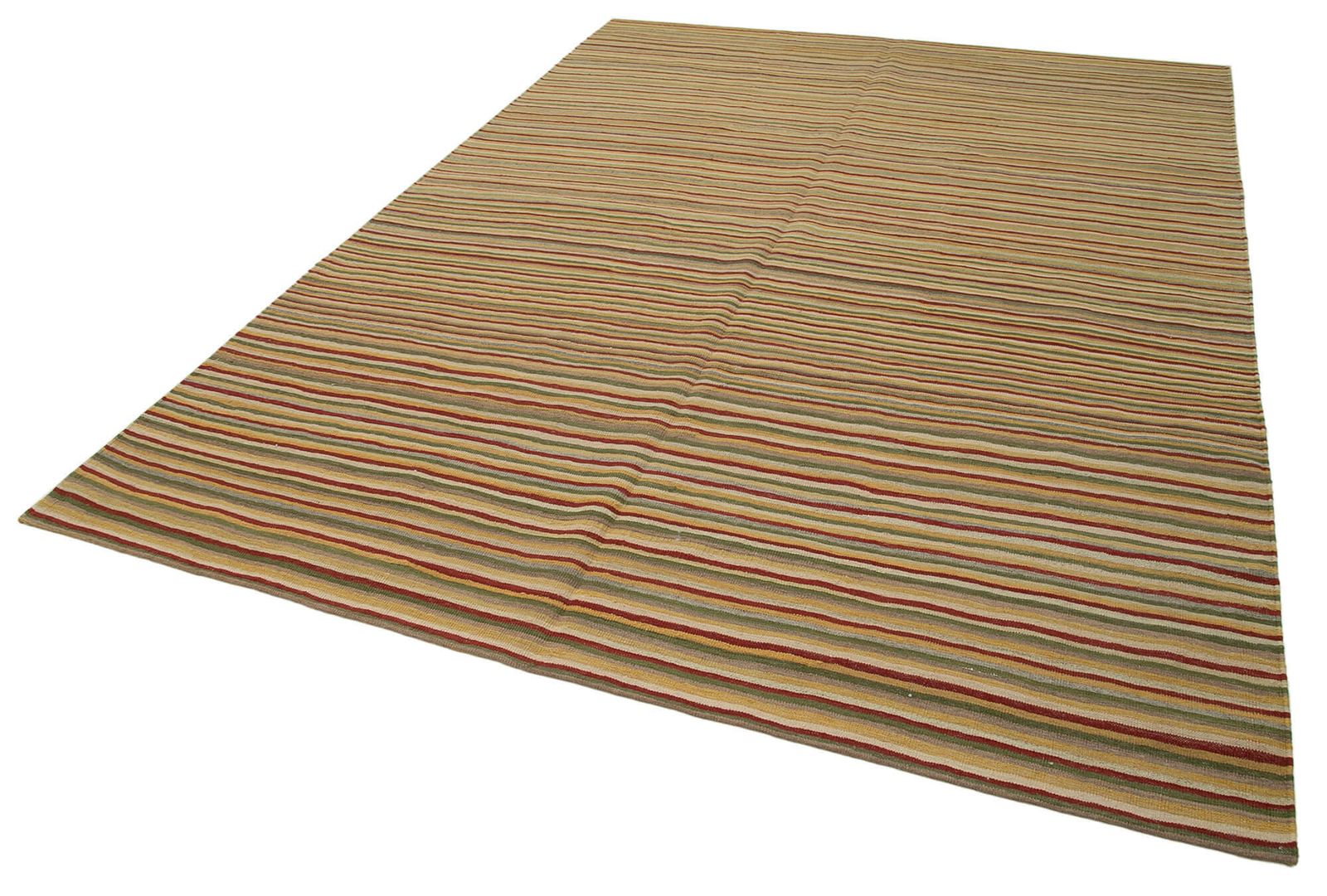 Kilim contemporain beige, 7x10 photo for sale
