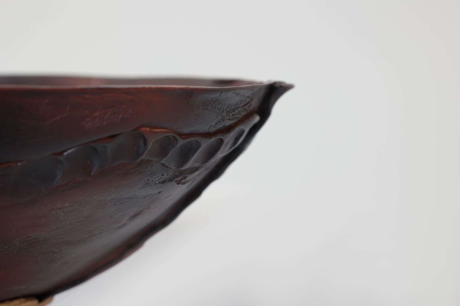 Coupe à fruits Pierre Casenove en bronze, pour Fondica, France, années 1990 photo for sale