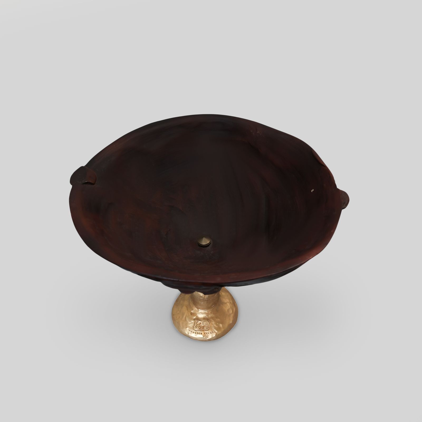 Pierre Casenove bronzen fruitschaal, voor Fondica, Frankrijk, jaren 1990 photo Woonaccessoires
