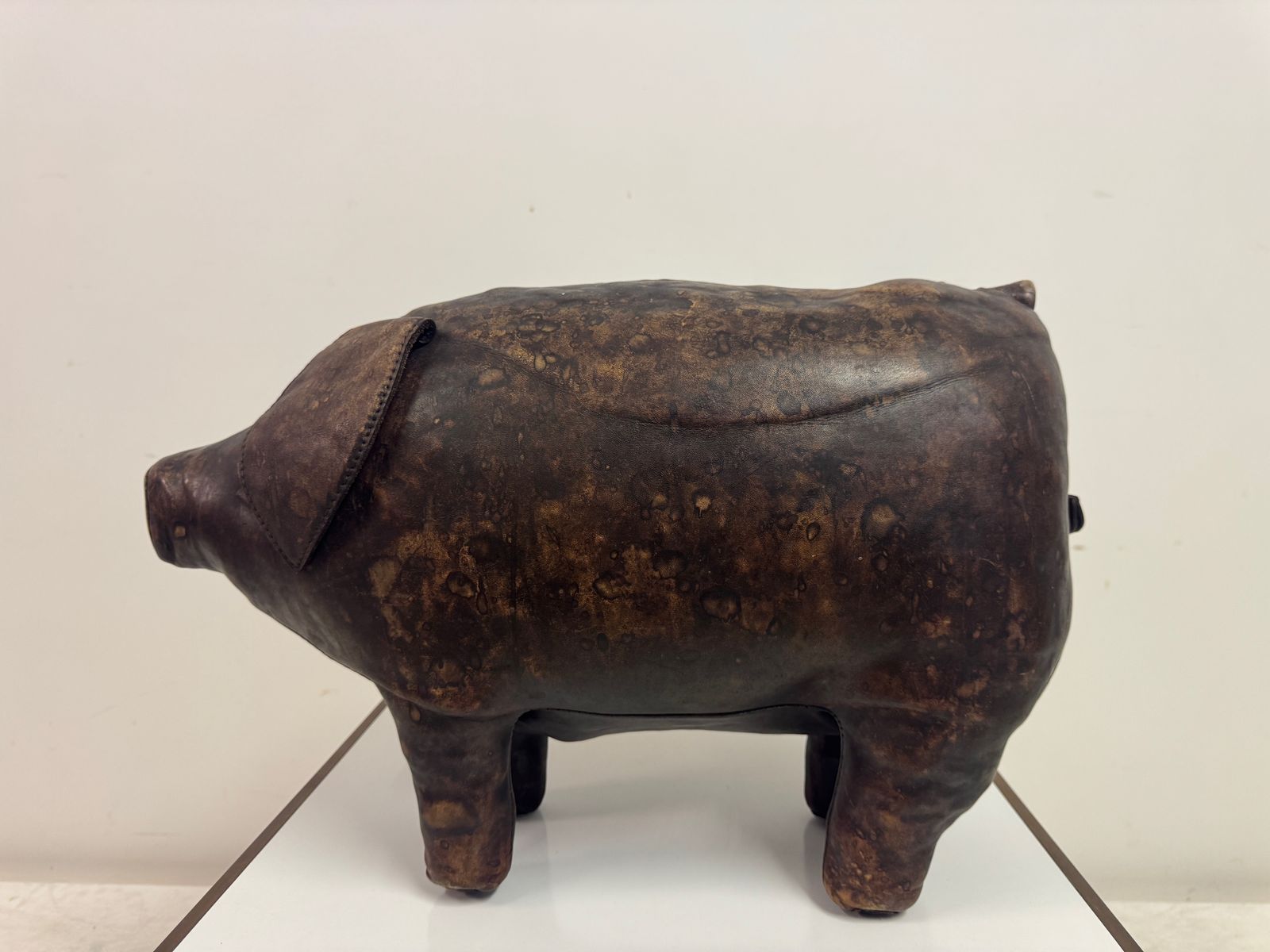 Vintage Leather Pig By Dimitri Omersa For Liberty And Abercrombie And Fitch photo vintage