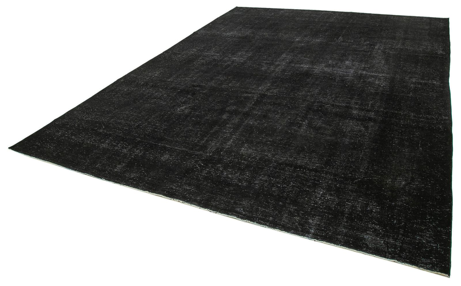 Grand tapis overdyed noir, 10x13 photo for sale