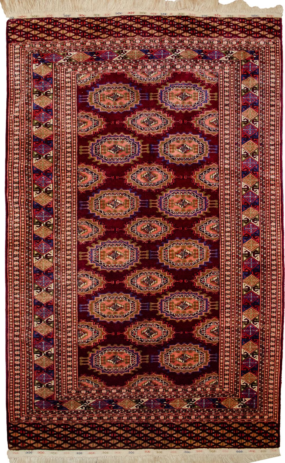 Vintage Turkman Rug 201x127cm, 1970s