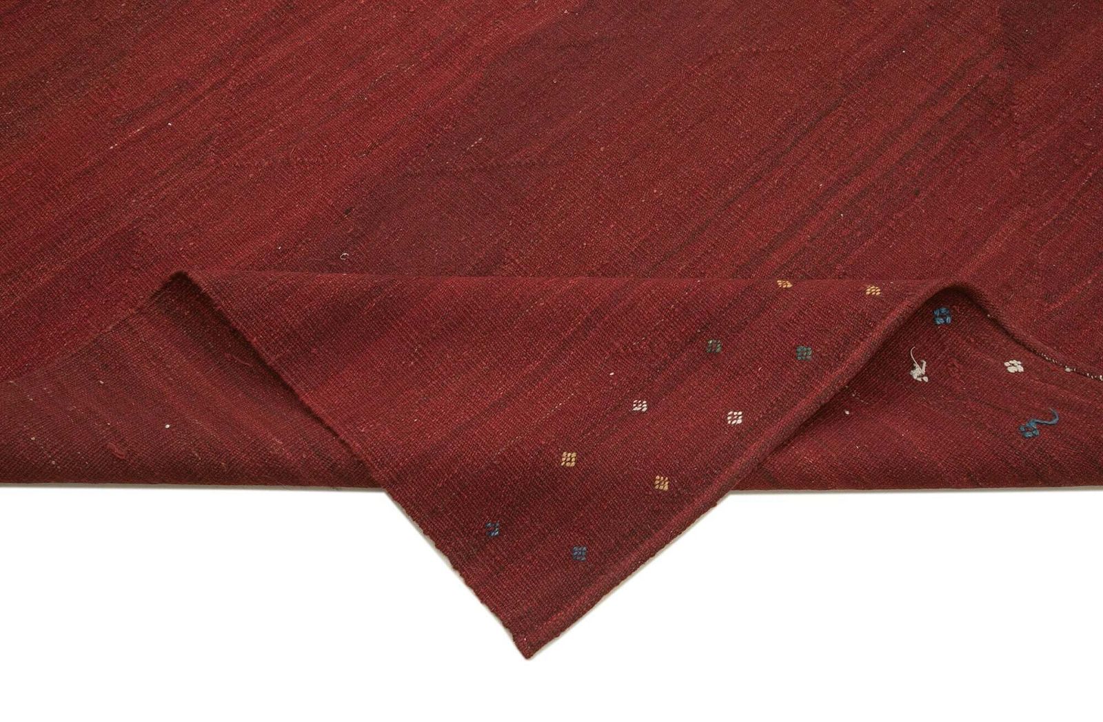 Tapis Kilim contemporain rouge 9x11   30200 photo vinterior