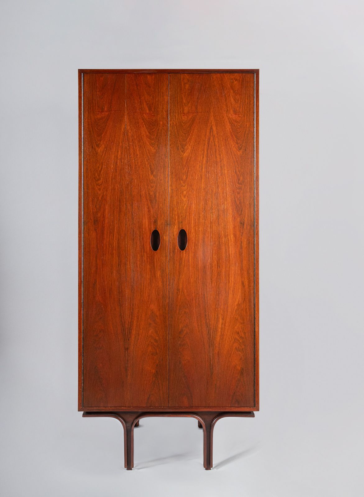Gianfranco Frattini, Rosewood Armoire For Bernini, Italy 1960s