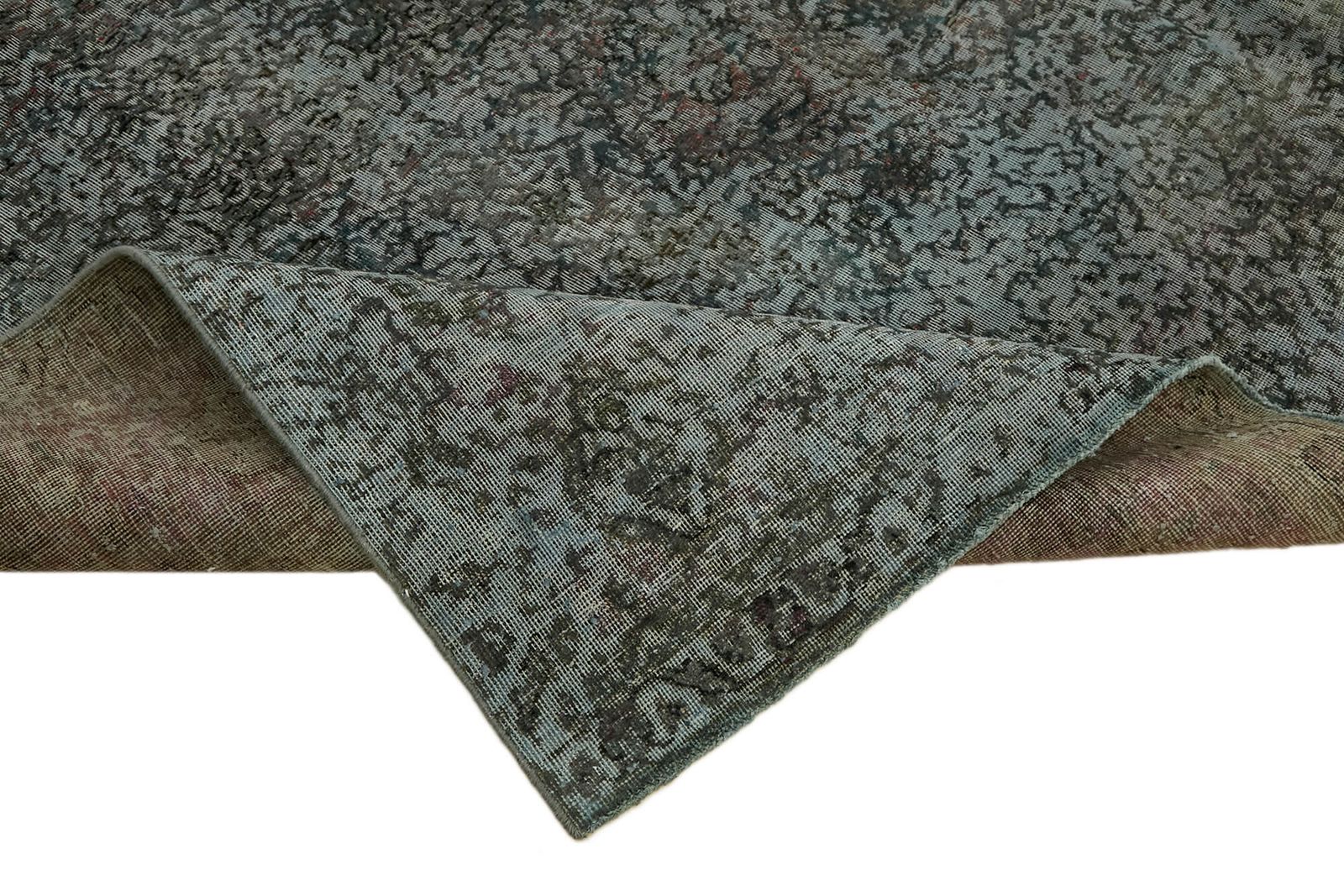 Grand tapis vintage overdyed gris, 10x13 photo vinterior
