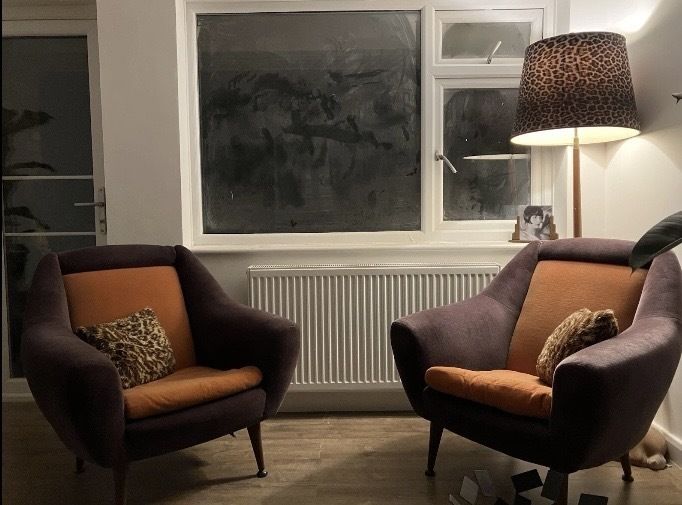 Armstrong Cork Company London Vintage Mid Century 3 Piece Sofa Settee Suite Rare photo Furniture