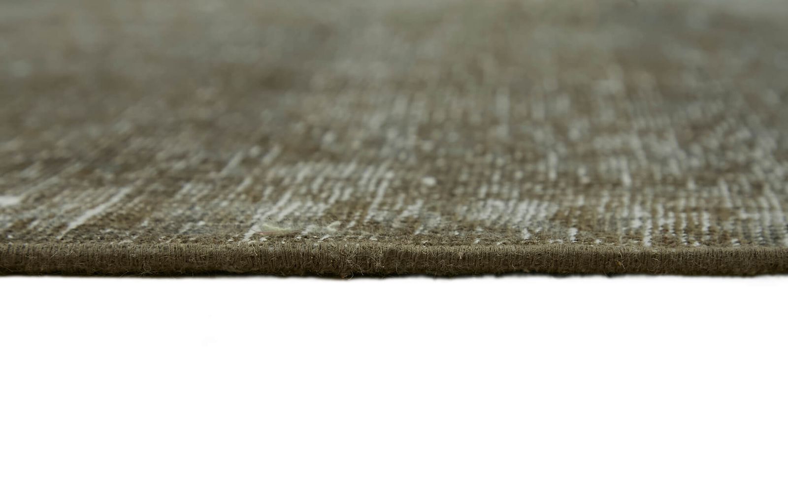 Grand tapis overdyed gris, 9x12 photo vintage