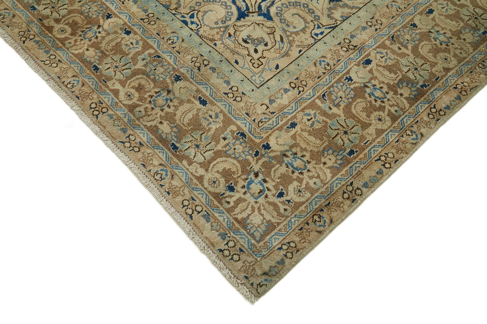 Tapis vintage grand format beige, 270 x 365 cm photo Textiles