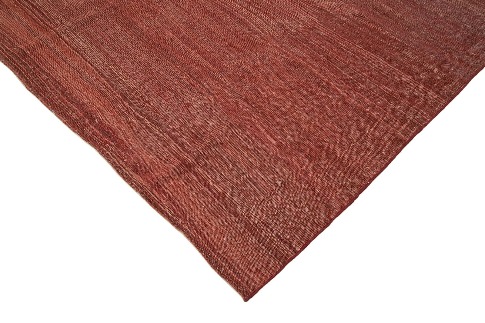 Kilim contemporain rouge 9x12 photo Textiles