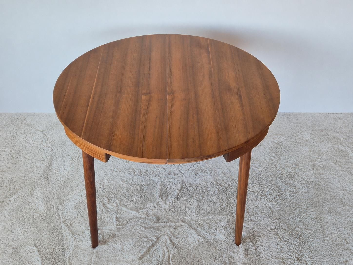 Roundette Teak Extendable Dining Set By Hans Olsen For Frem Røjle, Denmark 1960s photo 5872.0