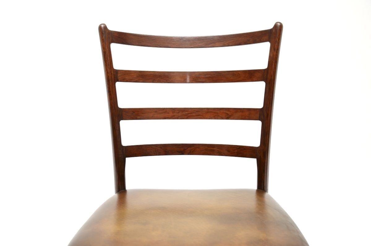 photo furniture Pair Of Danish Rosewood And Leather Chairs By Johannes Andersen