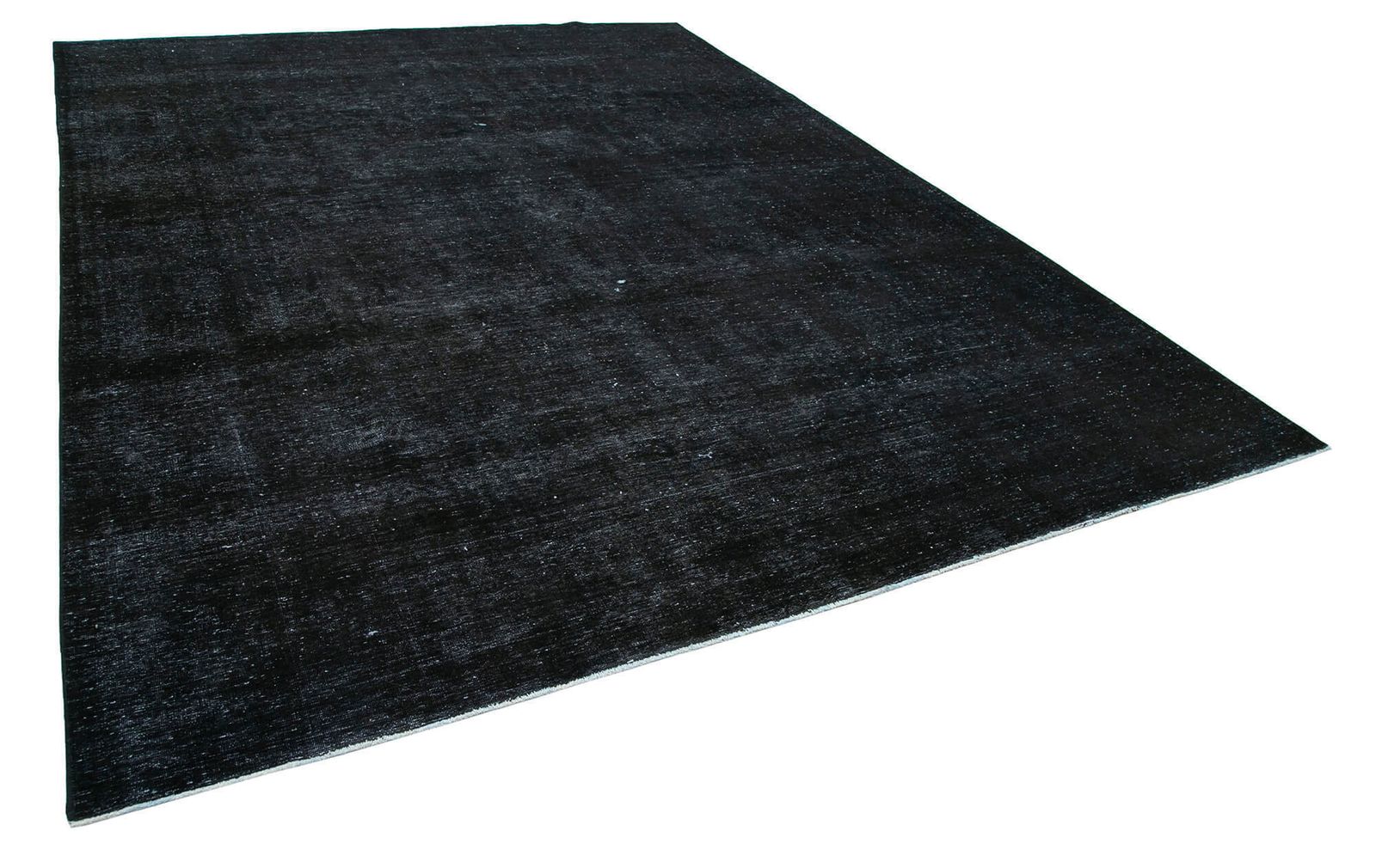 Grand tapis overdyed noir, 9x13 photo furniture
