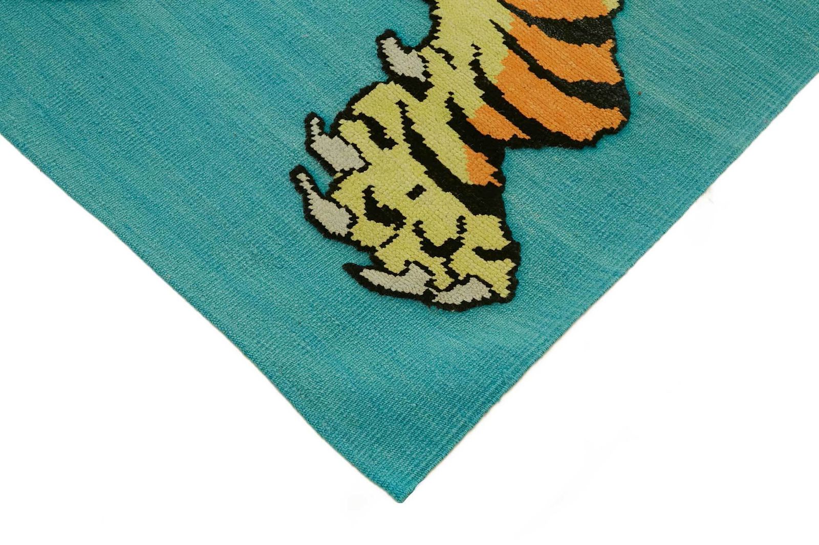 6x7 Hand Knotted Tiger Oushak Rug   46679 photo Textiles