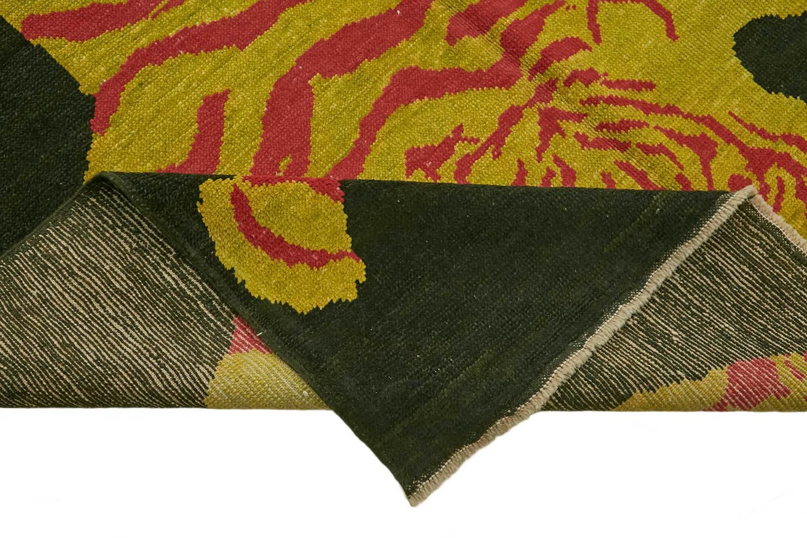 7x11 Hand Knotted Tiger Oushak Rug photo vinterior