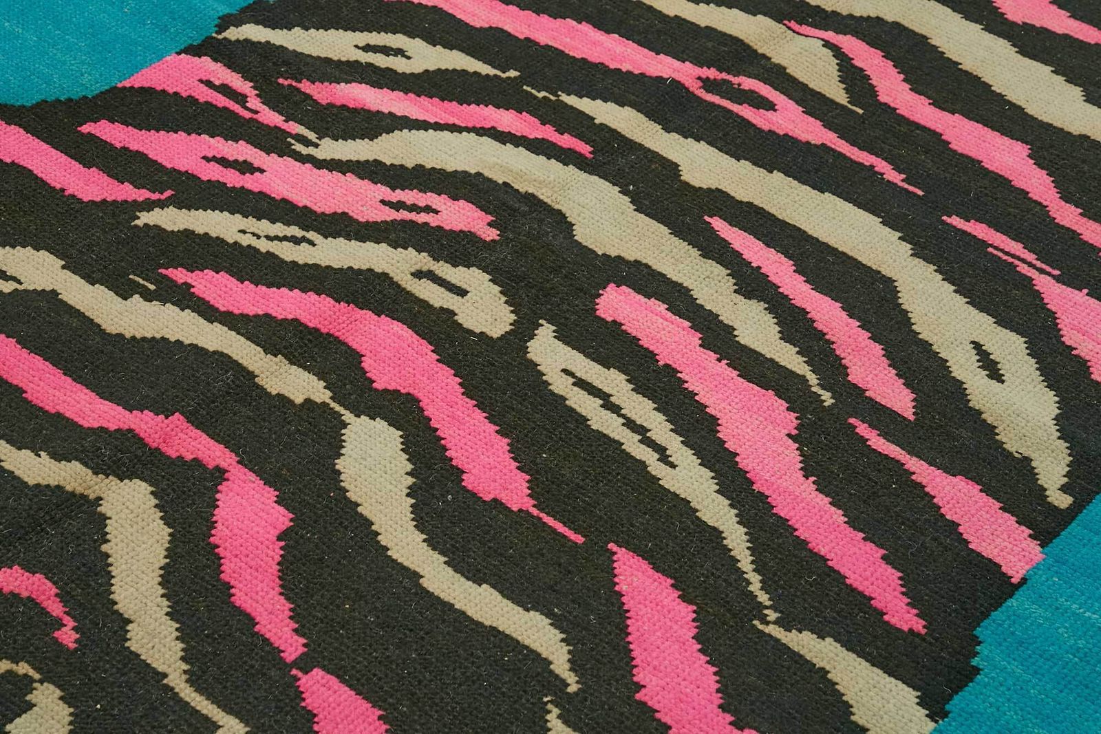 Tapis Oushak tigre noué à la main, 8x11 photo 2988.0